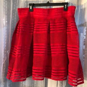 Torrid Red Skirt - Fully lined